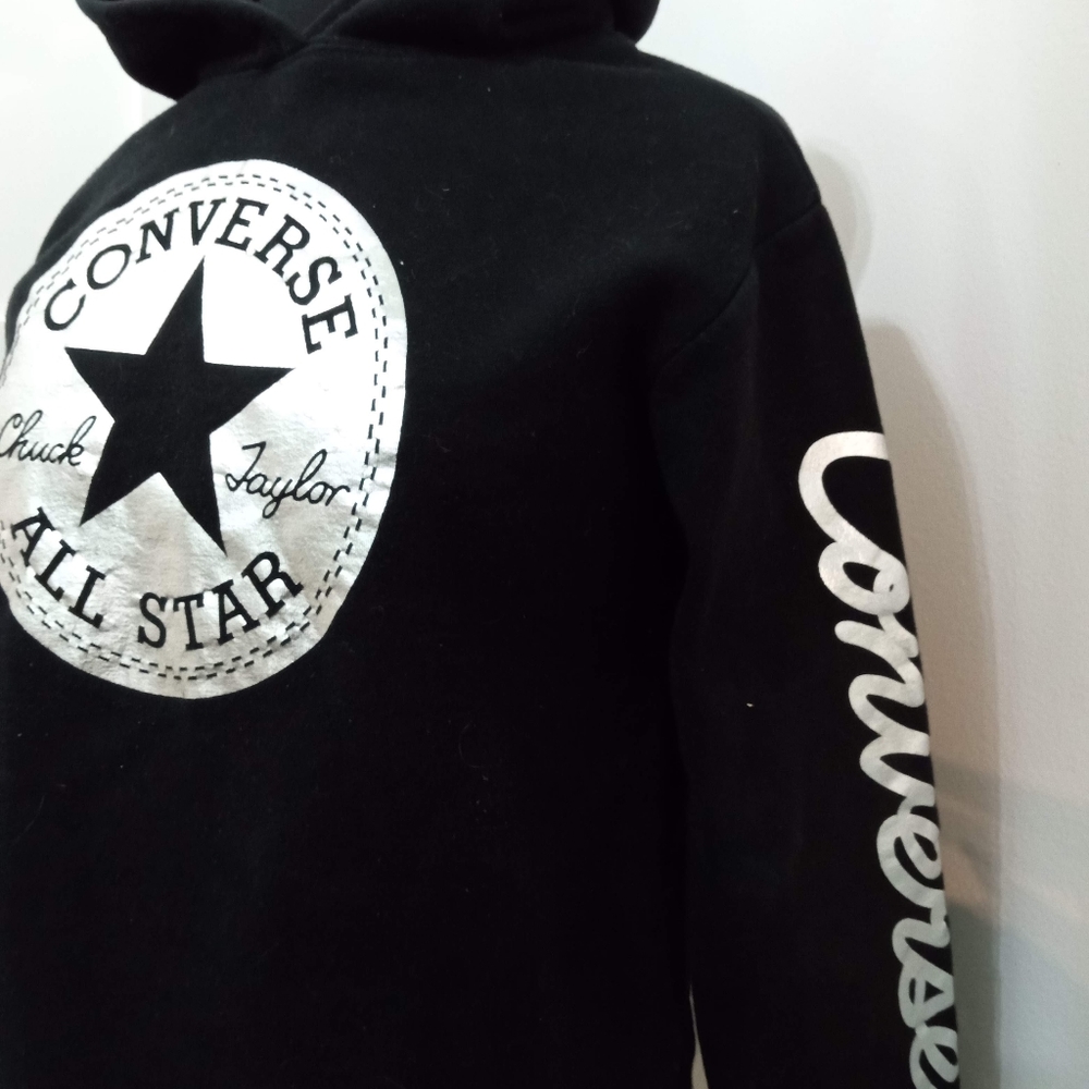 Youth size extra large Converse hoodie Black